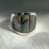 Black Mother Of Pearl Curve Ring
