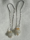 Moonstone, Opal and Pearl Thread Earrings
