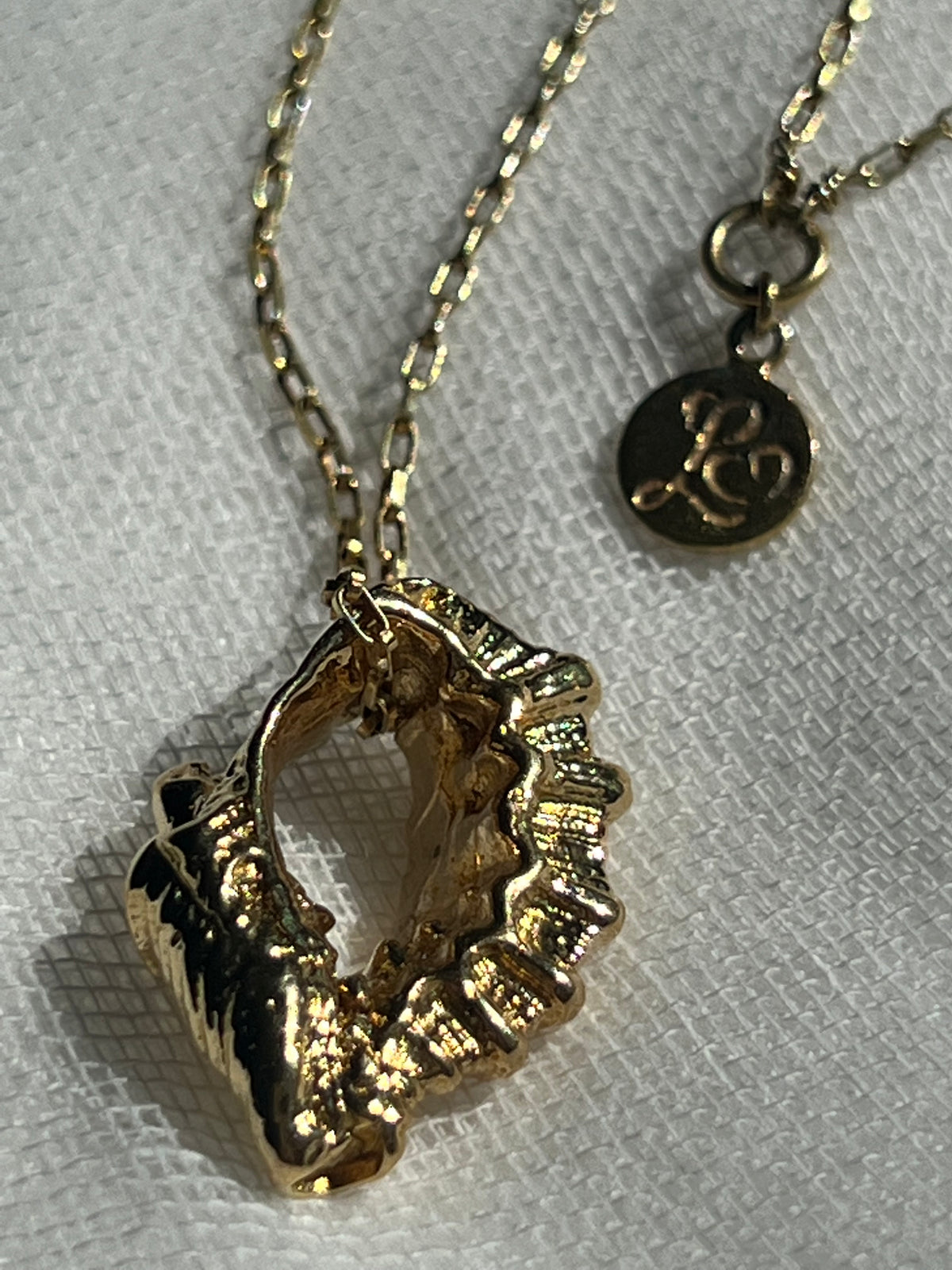Heart of the Shell Gold Necklace