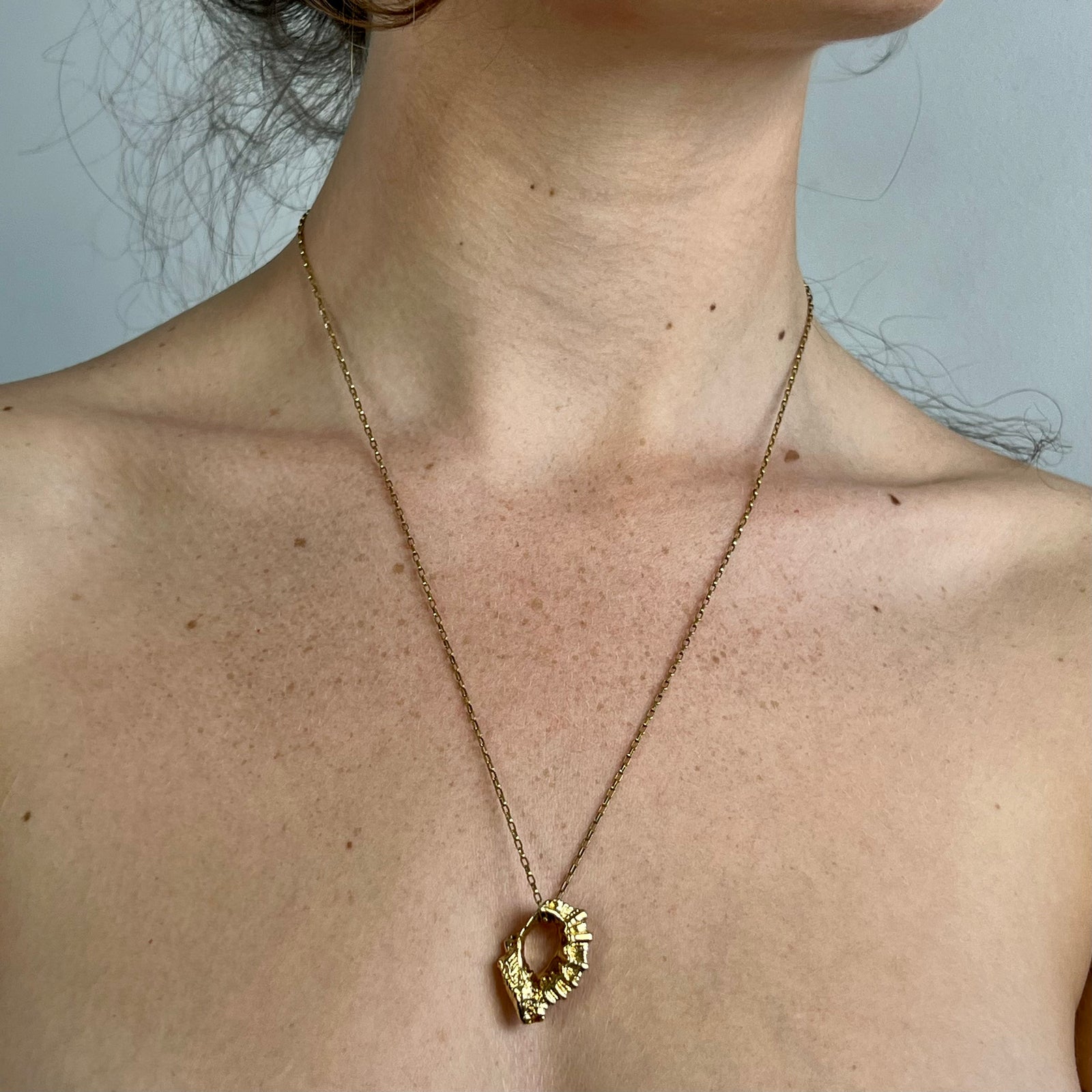 Heart of the Shell Gold Necklace