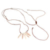 Keshi Pearls on Cord Necklace