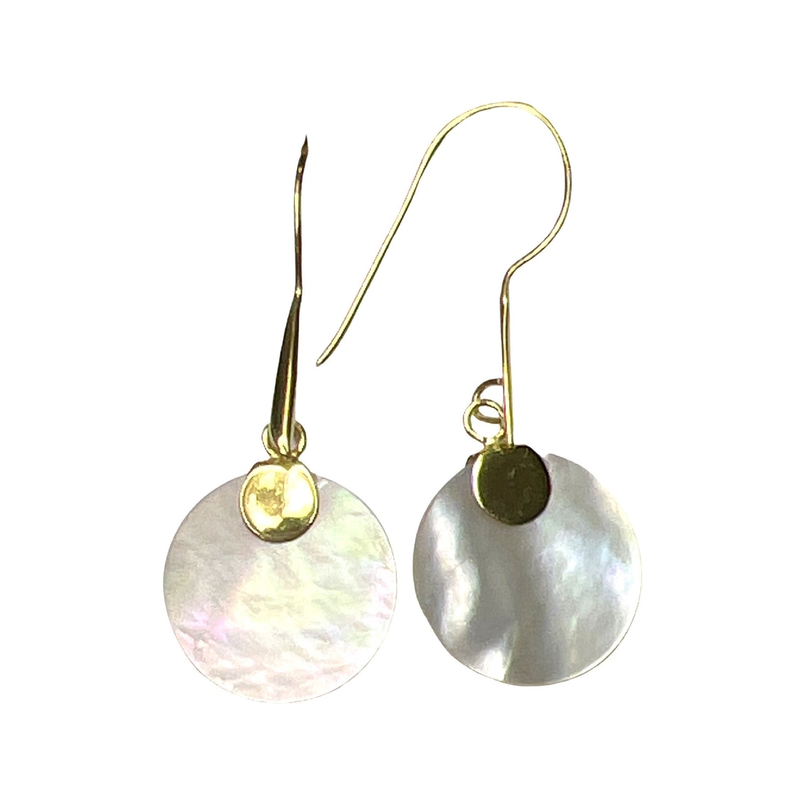 La Luna Mother of Pearl Earrings