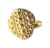 Sea Urchin Adjustable Ring in Silver and Gold