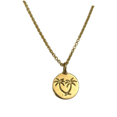 PALMS NECKLACE IN SILVER OR GOLD