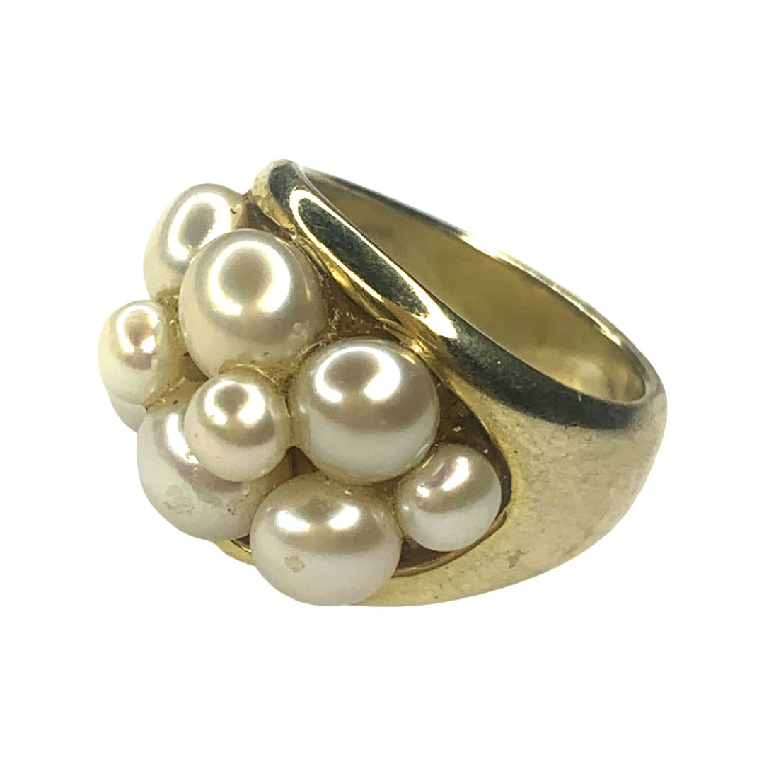 Pearly Pools Ring in Silver or Gold