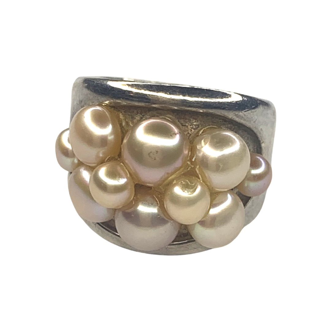 Pearly Pools Ring in Silver or Gold