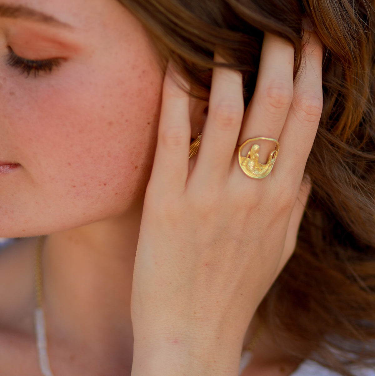 MERMAID RING IN SILVER OR GOLD