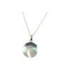 LA LUNA MOTHER OF PEARL NECKLACE SILVER OR GOLD