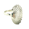 ADJUSTABLE CLAM SHELL - "VENUS" RING IN SILVER OR GOLD