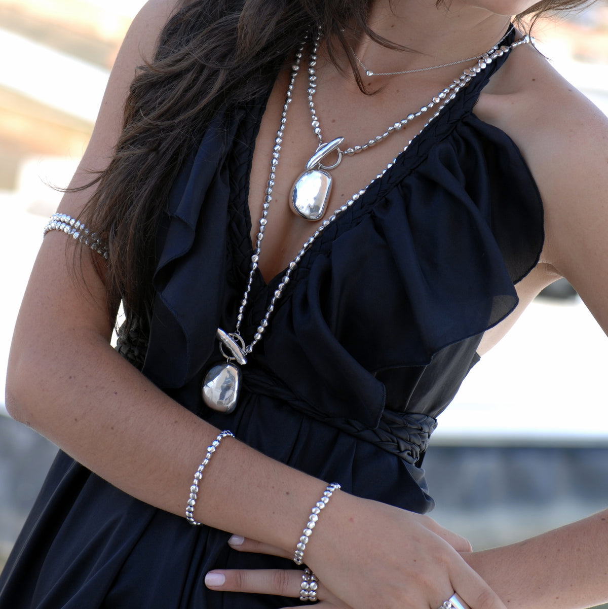 Beach Pebble Bracelet