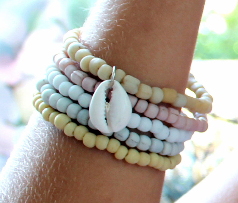 Recycled Glass Bracelets – Build your own stack!